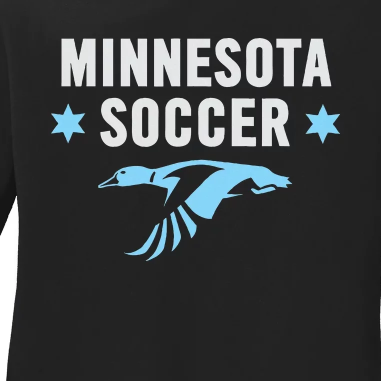 Minnesota Soccer Fan Gear Fc United Ladies Long Sleeve Shirt