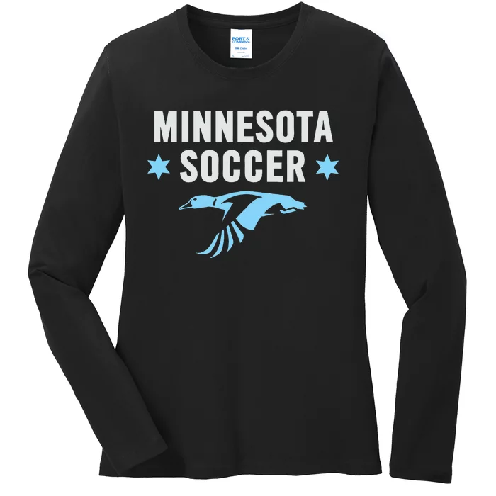 Minnesota Soccer Fan Gear Fc United Ladies Long Sleeve Shirt