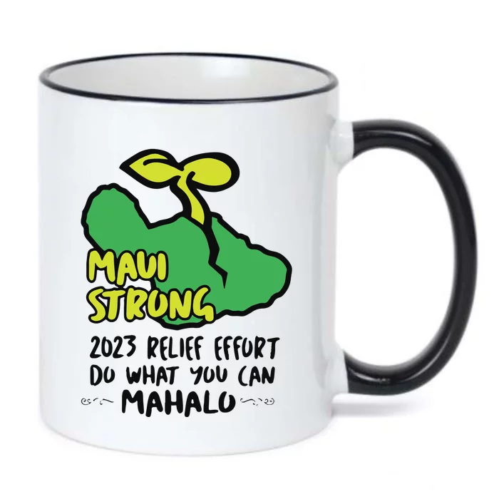 Maui Strong Fundraiser Lahaina Banyan Tree Black Color Changing Mug