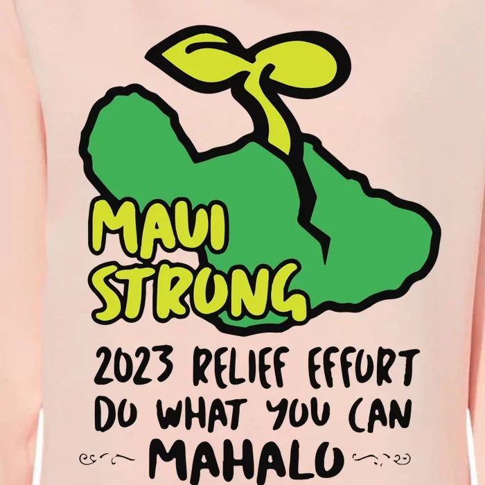 Maui Strong Fundraiser Lahaina Banyan Tree Womens California Wash Sweatshirt