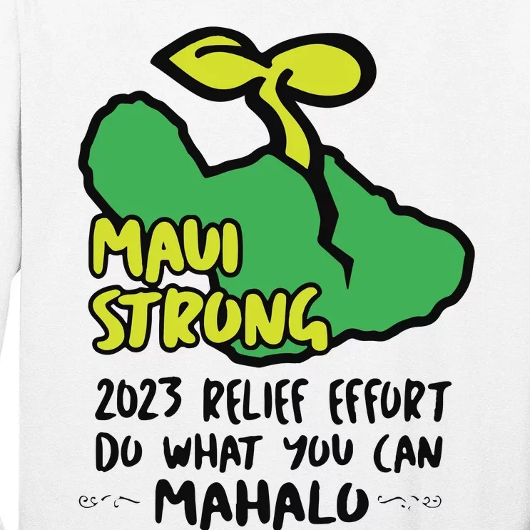 Maui Strong Fundraiser Lahaina Banyan Tree Long Sleeve Shirt