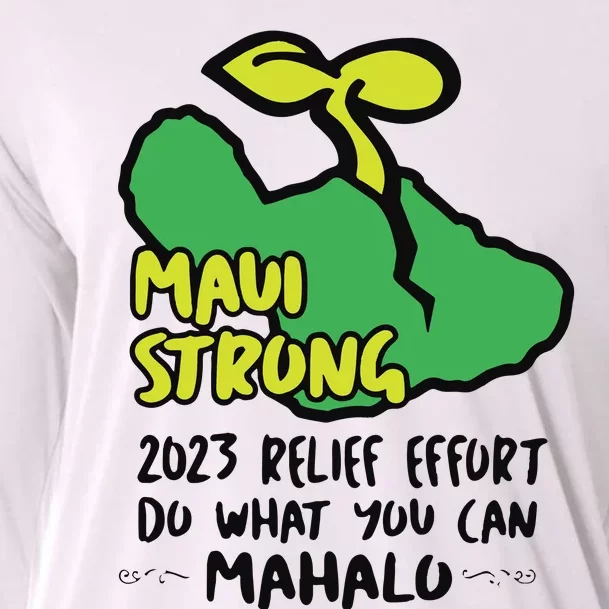 Maui Strong Fundraiser Lahaina Banyan Tree Cooling Performance Long Sleeve Crew