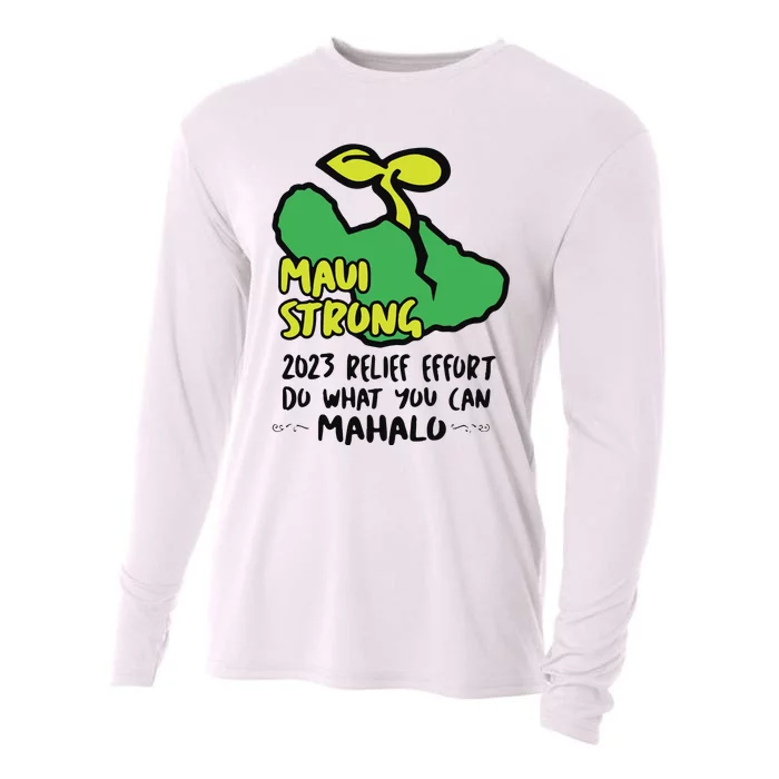 Maui Strong Fundraiser Lahaina Banyan Tree Cooling Performance Long Sleeve Crew