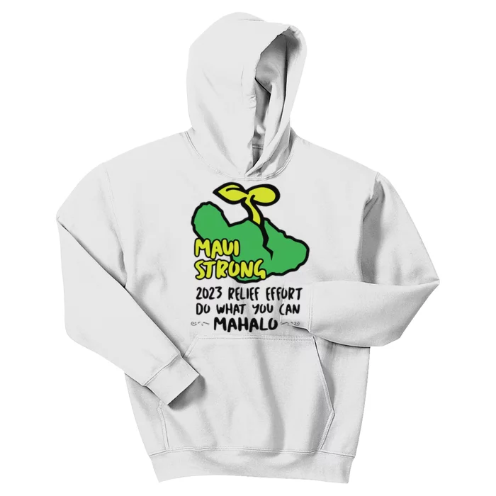 Maui Strong Fundraiser Lahaina Banyan Tree Kids Hoodie