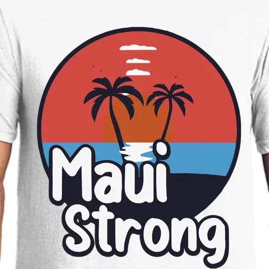 Maui Strong Fundraiser Support For Hawaii Fire Victims Maui Wildfire Pajama Set