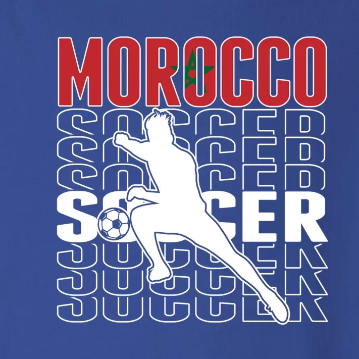 Morocco Soccer Fans Jersey Cool Gift Moroccan Flag Football Lovers Meaningful Gi Toddler Long Sleeve Shirt