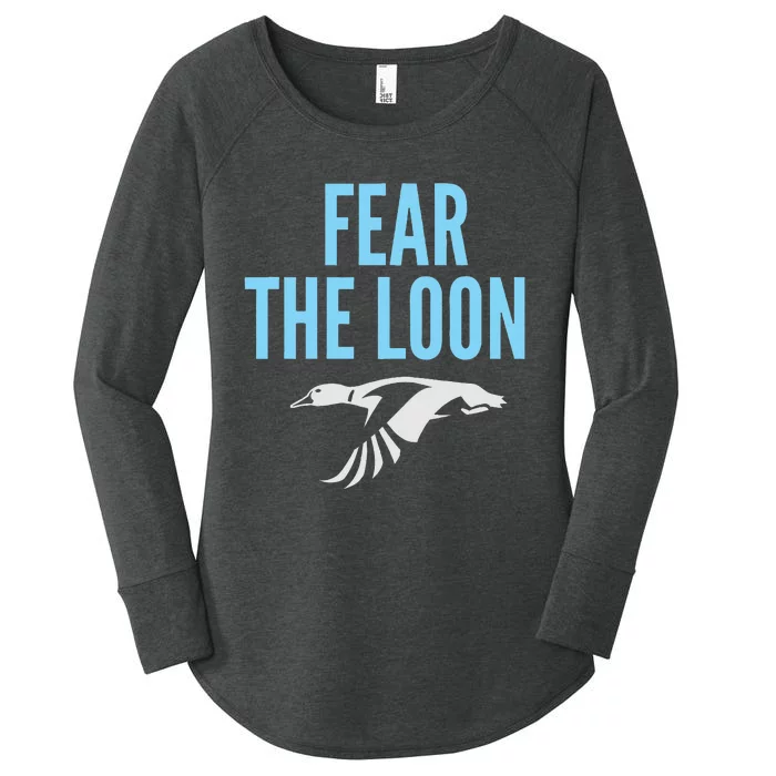 Minnesota Soccer Fear The Loon Fc Women's Perfect Tri Tunic Long Sleeve Shirt