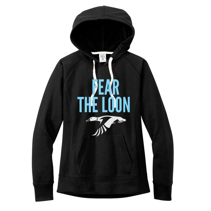 Minnesota Soccer Fear The Loon Fc Women's Fleece Hoodie