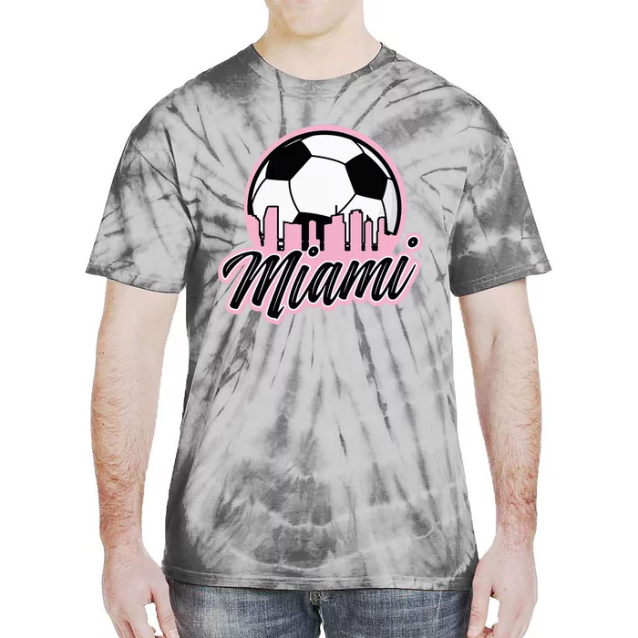 Miami Soccer Fans Related Products Tie-Dye T-Shirt