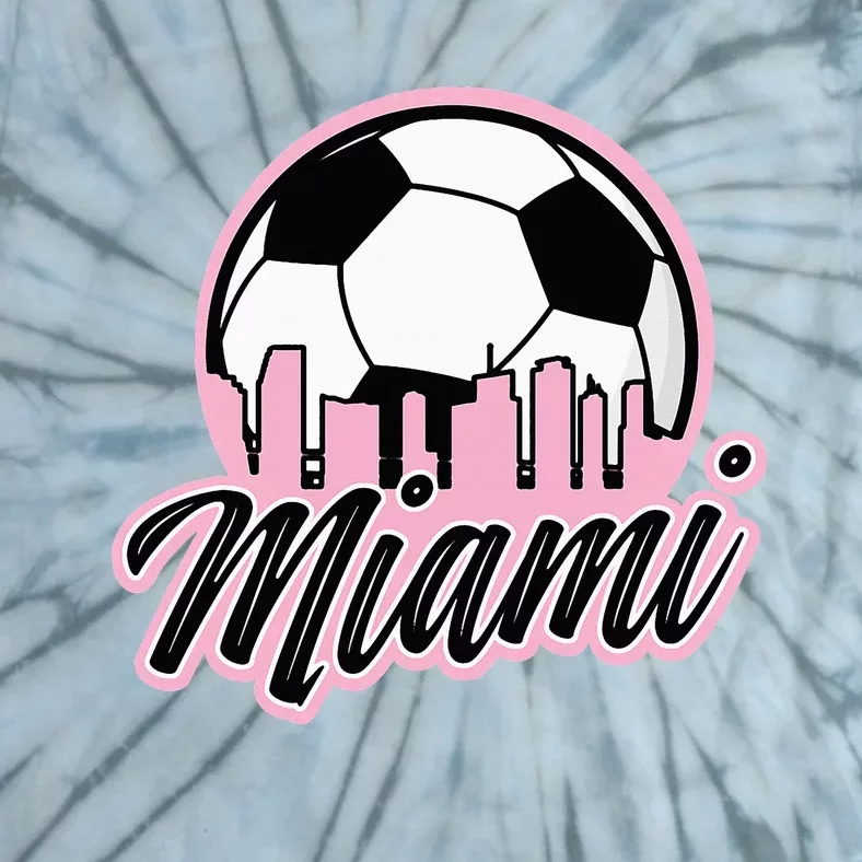 Miami Soccer Fans Related Products Tie-Dye T-Shirt