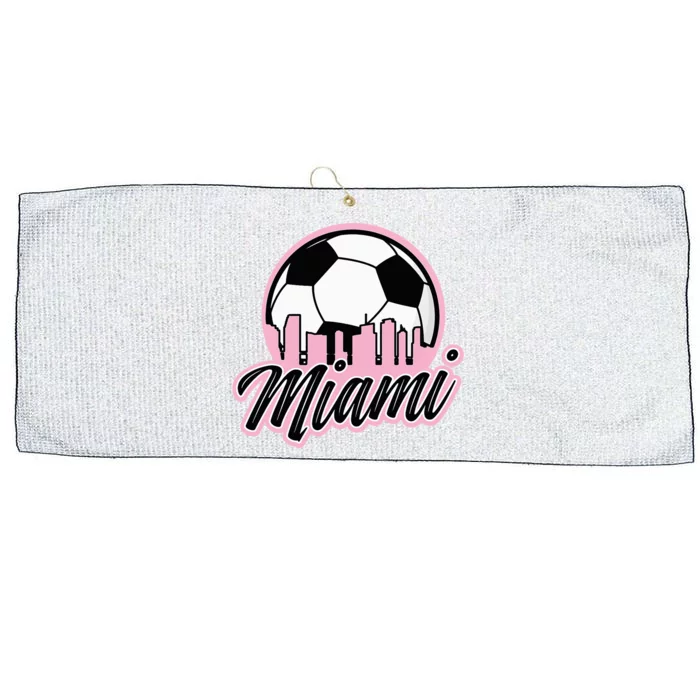 Miami Soccer Fans Related Products Large Microfiber Waffle Golf Towel