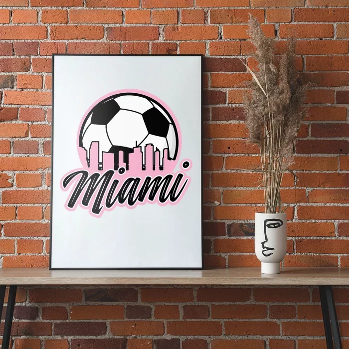 Miami Soccer Fans Related Products Poster