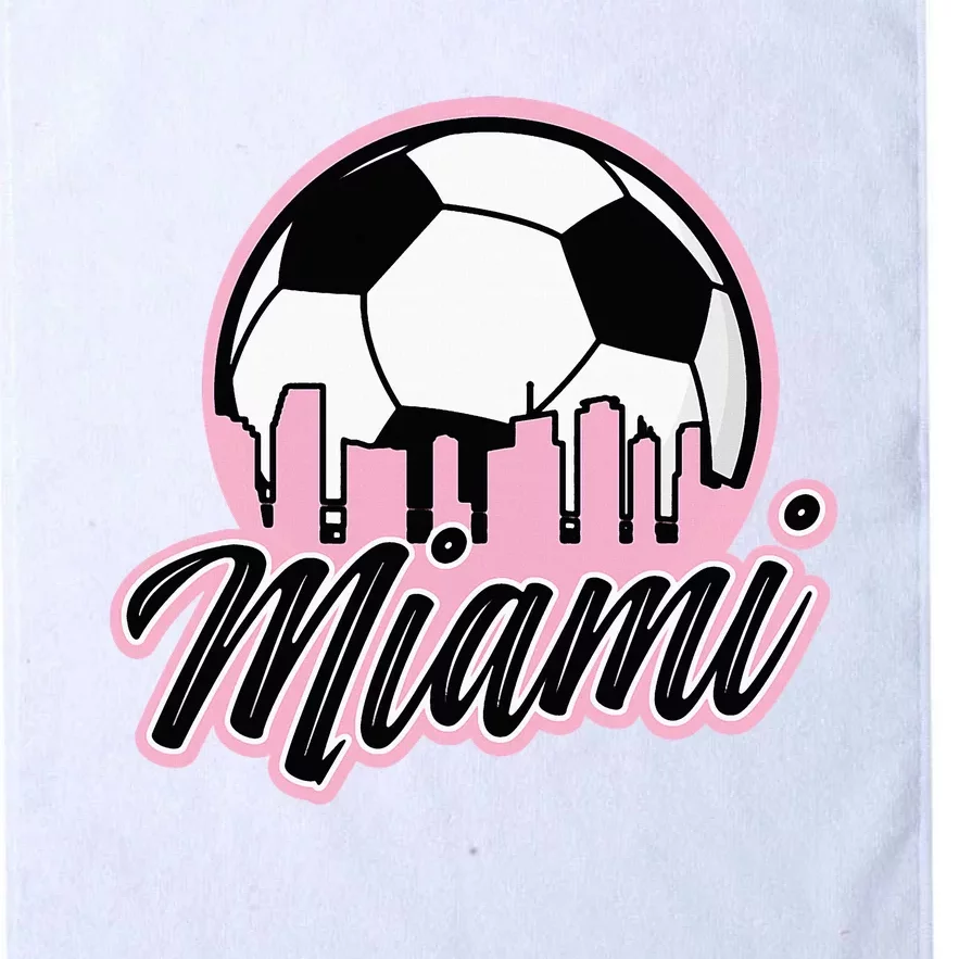 Miami Soccer Fans Related Products Platinum Collection Golf Towel