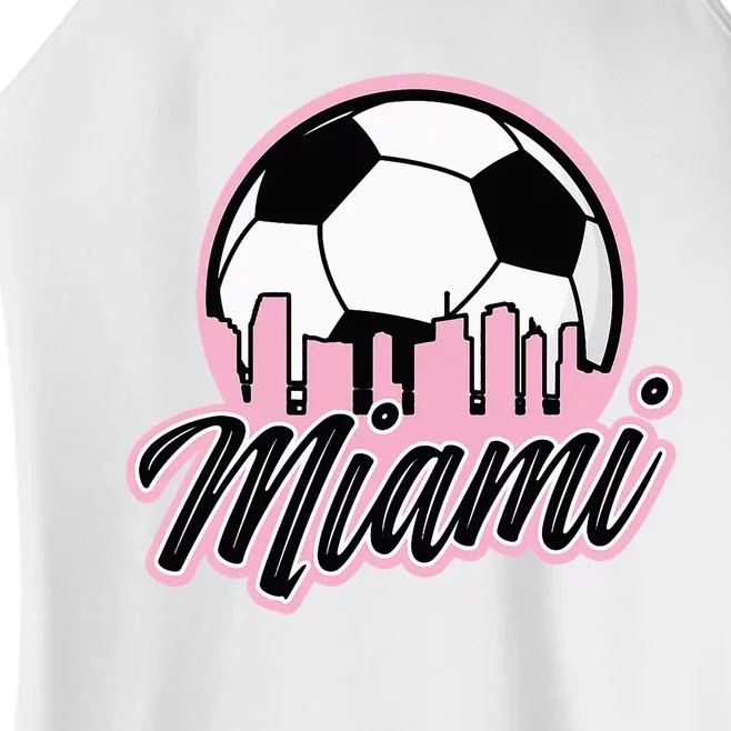 Miami Soccer Fans Related Products Women’s Perfect Tri Rocker Tank