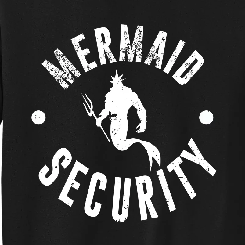 Mermaid Security Funny Swimming Costume Sweatshirt