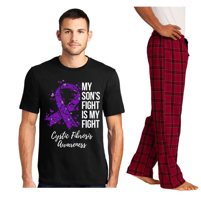 My Son’S Fight Is My Fight Cystic Fibrosis Awareness Gift Pajama Set