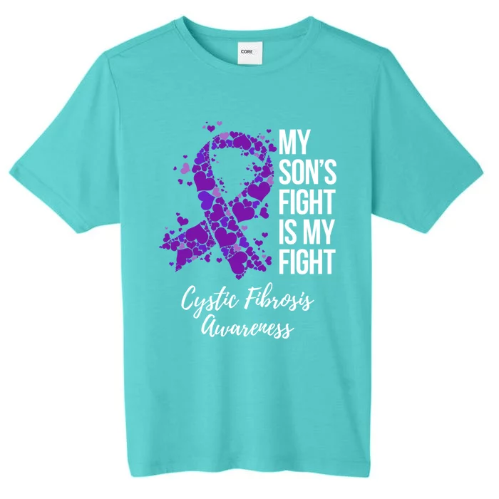 My Son’S Fight Is My Fight Cystic Fibrosis Awareness Gift ChromaSoft Performance T-Shirt