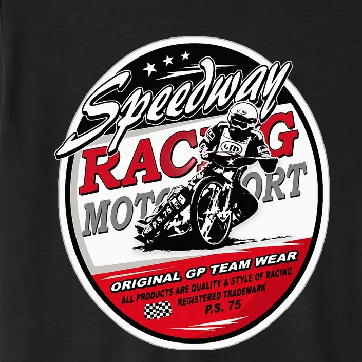 Motorcycle Speedway Flat Track Race ChromaSoft Performance T-Shirt