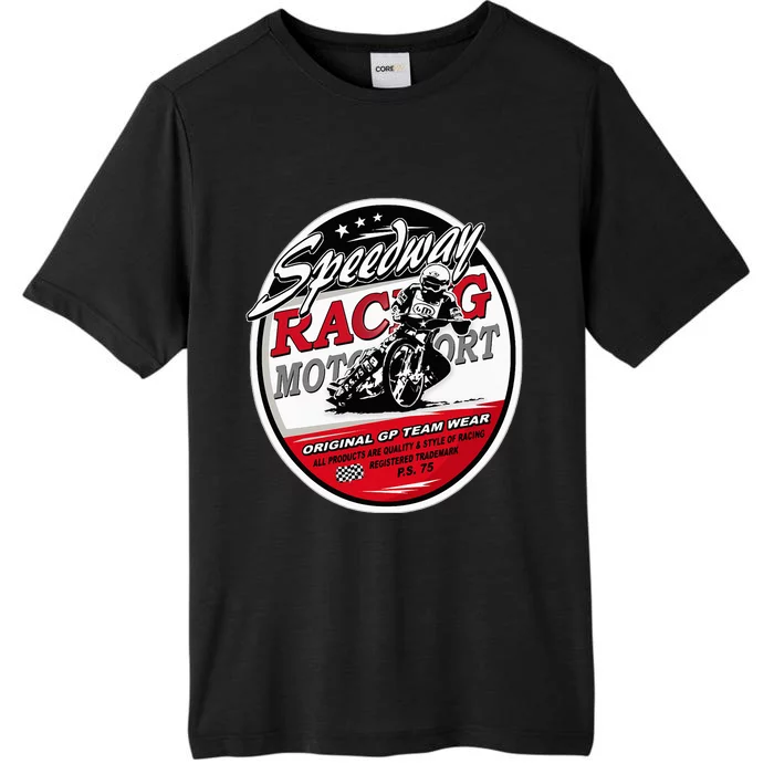 Motorcycle Speedway Flat Track Race ChromaSoft Performance T-Shirt