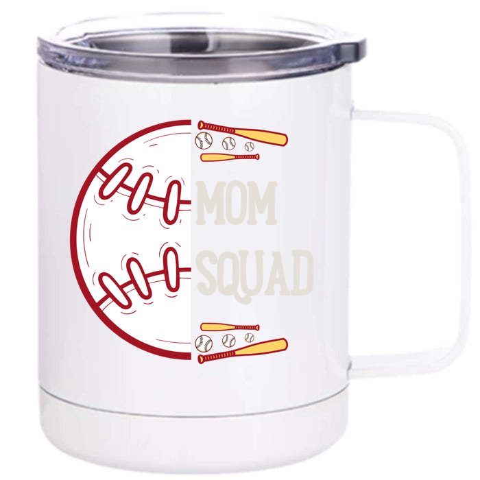 Mom Squad Great Gift Front & Back 12oz Stainless Steel Tumbler Cup