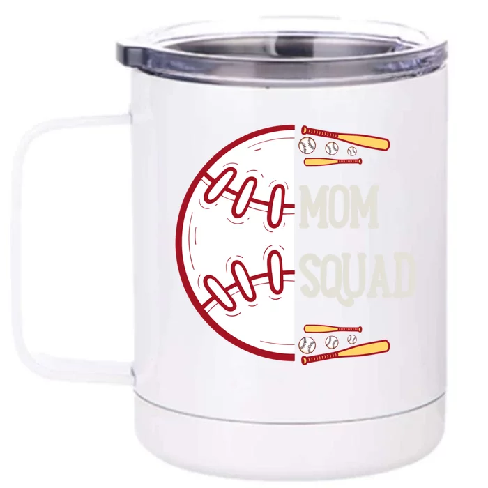 Mom Squad Great Gift Front & Back 12oz Stainless Steel Tumbler Cup