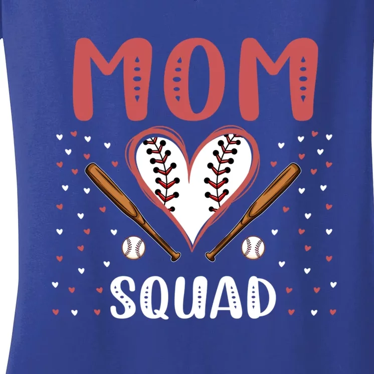 Mom Squad Gift Women's V-Neck T-Shirt