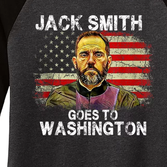 Mr Smith Goes To Washington Jack Smith Political Women's Tri-Blend 3/4-Sleeve Raglan Shirt