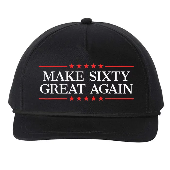 Make Sixty Great Again Snapback Five-Panel Rope Hat