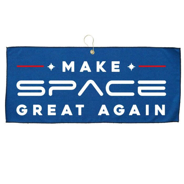 Make Space Great Again Trump 2024 Large Microfiber Waffle Golf Towel