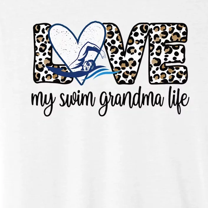 My Swim Grandma Life Proud Swimming Grandmother ChromaSoft Performance T-Shirt