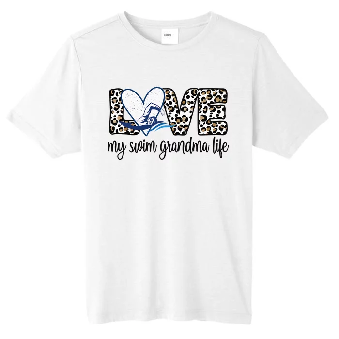 My Swim Grandma Life Proud Swimming Grandmother ChromaSoft Performance T-Shirt