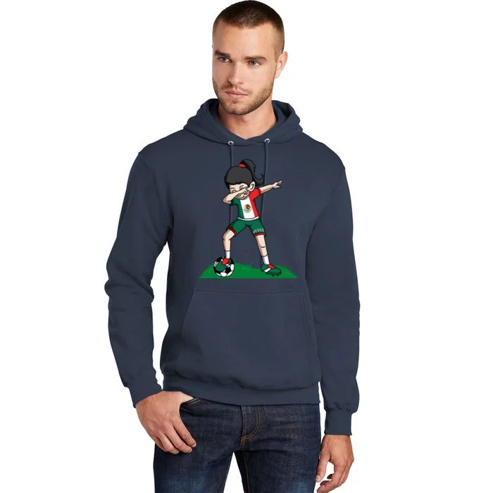 Mexico Soccer Girl Dabbing Tall Hoodie