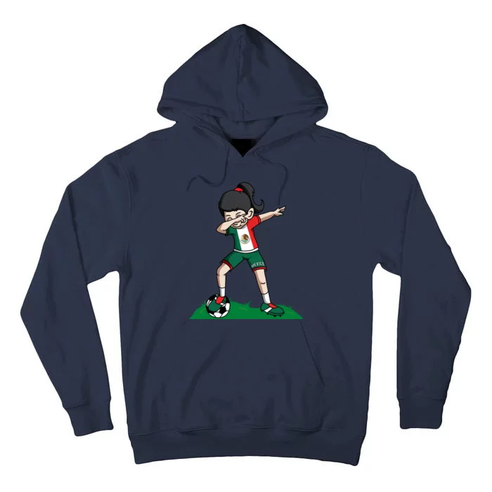 Mexico Soccer Girl Dabbing Tall Hoodie