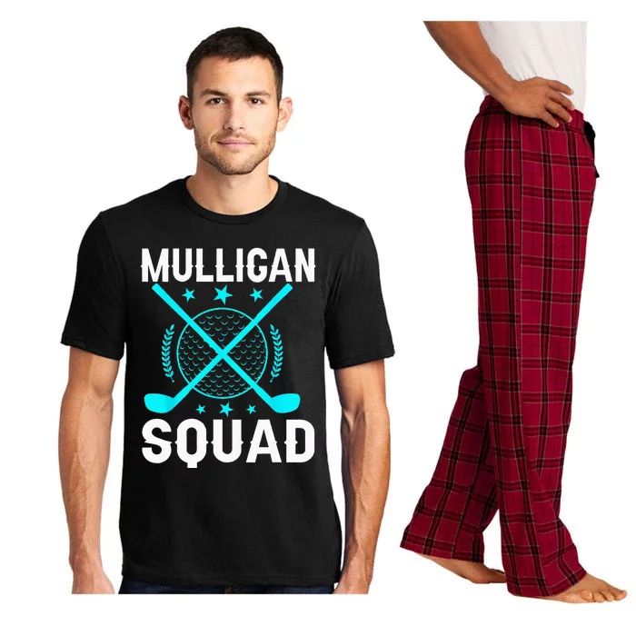 Mulligan Squad Golf Team Golfer Golfing Stocking Stuffer Pajama Set