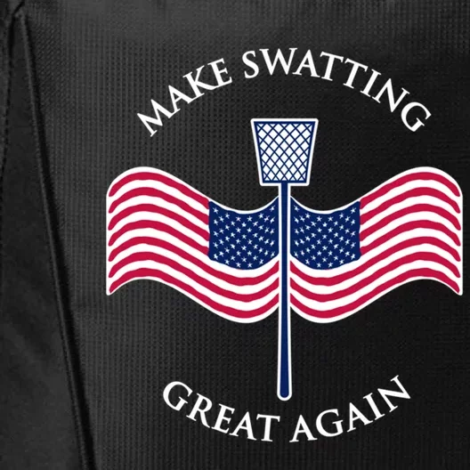 Make Swatting Great Again In America Usa Funny Cool Gift City Backpack