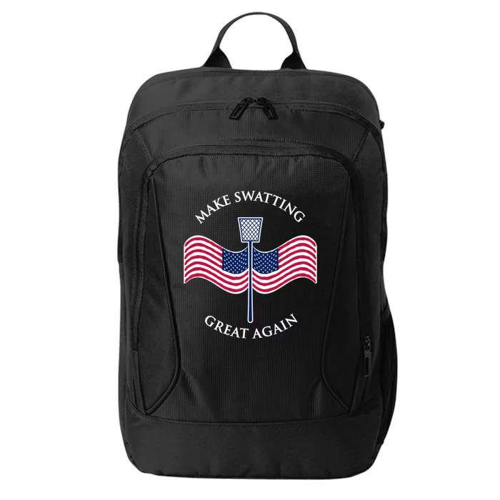 Make Swatting Great Again In America Usa Funny Cool Gift City Backpack