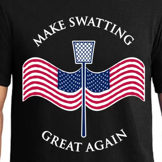 Make Swatting Great Again In America Usa Funny Cool Gift Pajama Set