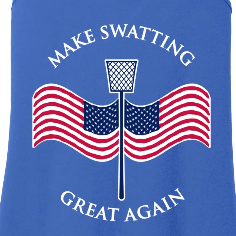 Make Swatting Great Again In America Usa Funny Cool Gift Ladies Essential Tank