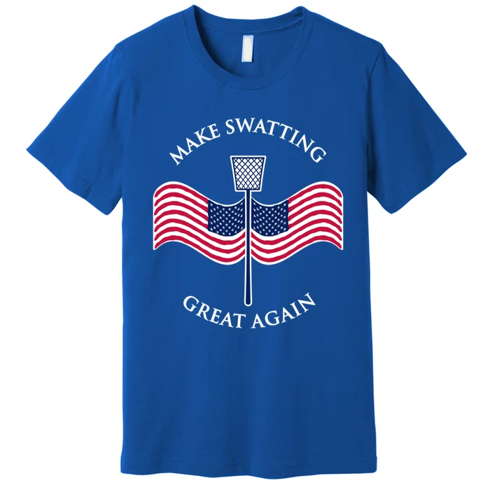 Make Swatting Great Again In America Usa Funny Cool Gift Premium T-Shirt