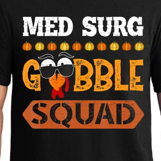 Med Surg Gobble Squad Medical Surgical Nurse Rn Thanksgiving Pajama Set