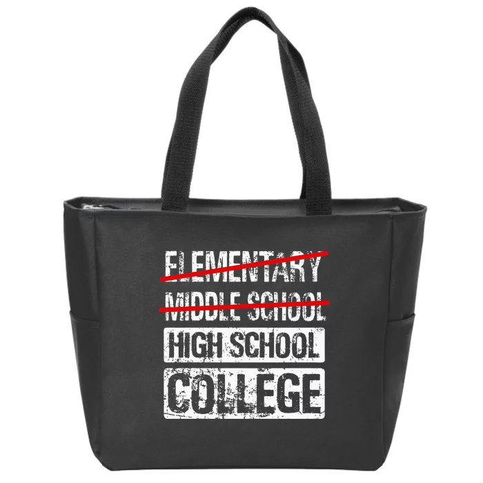 Middle School Graduation Junior High Graduation Zip Tote Bag