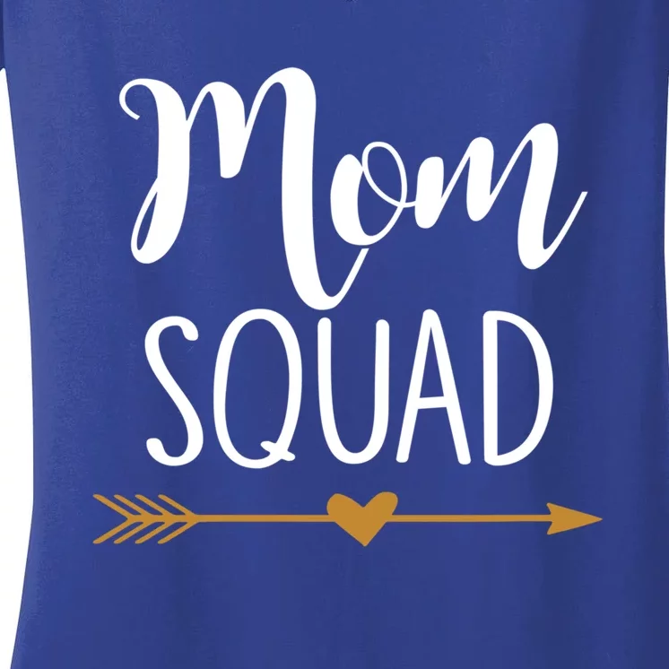 Mom Squad Gift Women's V-Neck T-Shirt