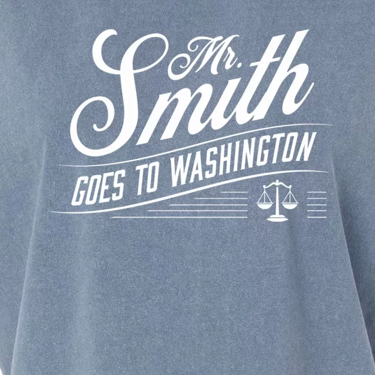 Mr. Smith Goes To Washington Funny Jack Smith Graphic Garment-Dyed Women's Muscle Tee