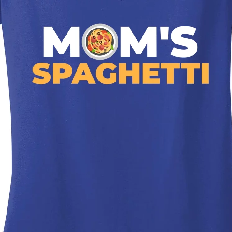 Mom's Spaghetti Gift Women's V-Neck T-Shirt