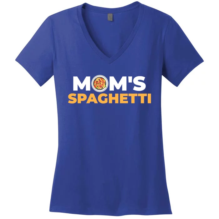 Mom's Spaghetti Gift Women's V-Neck T-Shirt