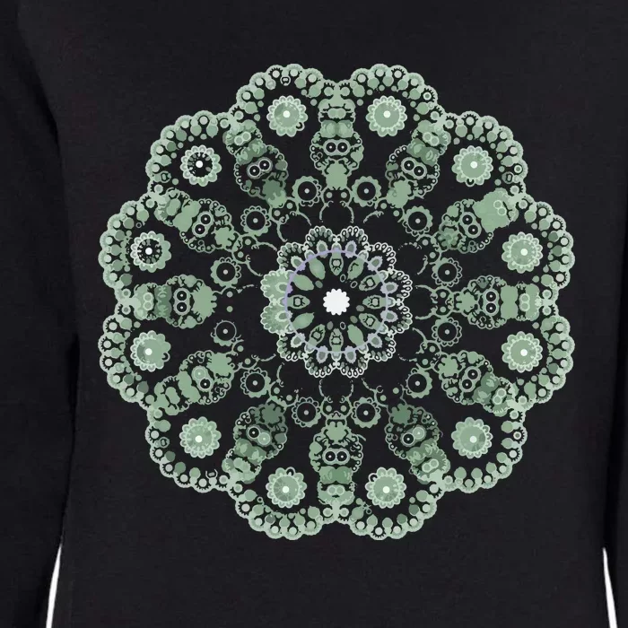 Mandala Sacred Geometry Prana Art Yoga Mantra Om Good Vibe Womens California Wash Sweatshirt