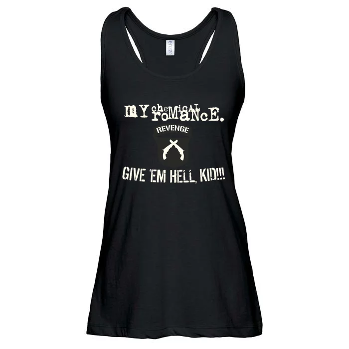 Mychemicalromance Store Give Em Hell Limited Ladies Essential Flowy Tank