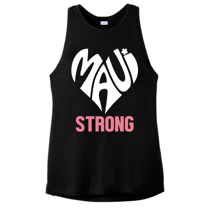 Maui Strong Hawaii Relief Ladies Tri-Blend Wicking Tank