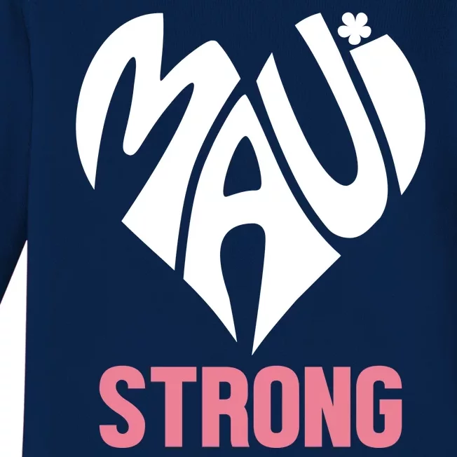 Maui Strong Hawaii Relief Baby Long Sleeve Bodysuit