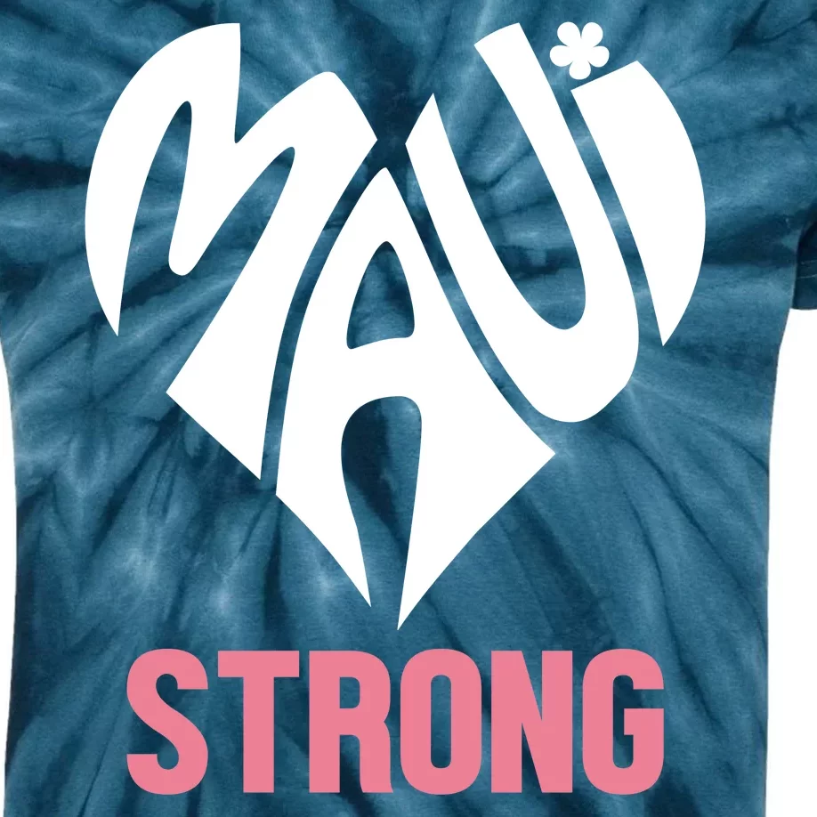 Maui Strong Hawaii Relief Kids Tie-Dye T-Shirt